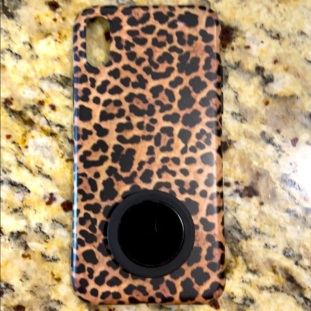 IPhone X Leopard Case
